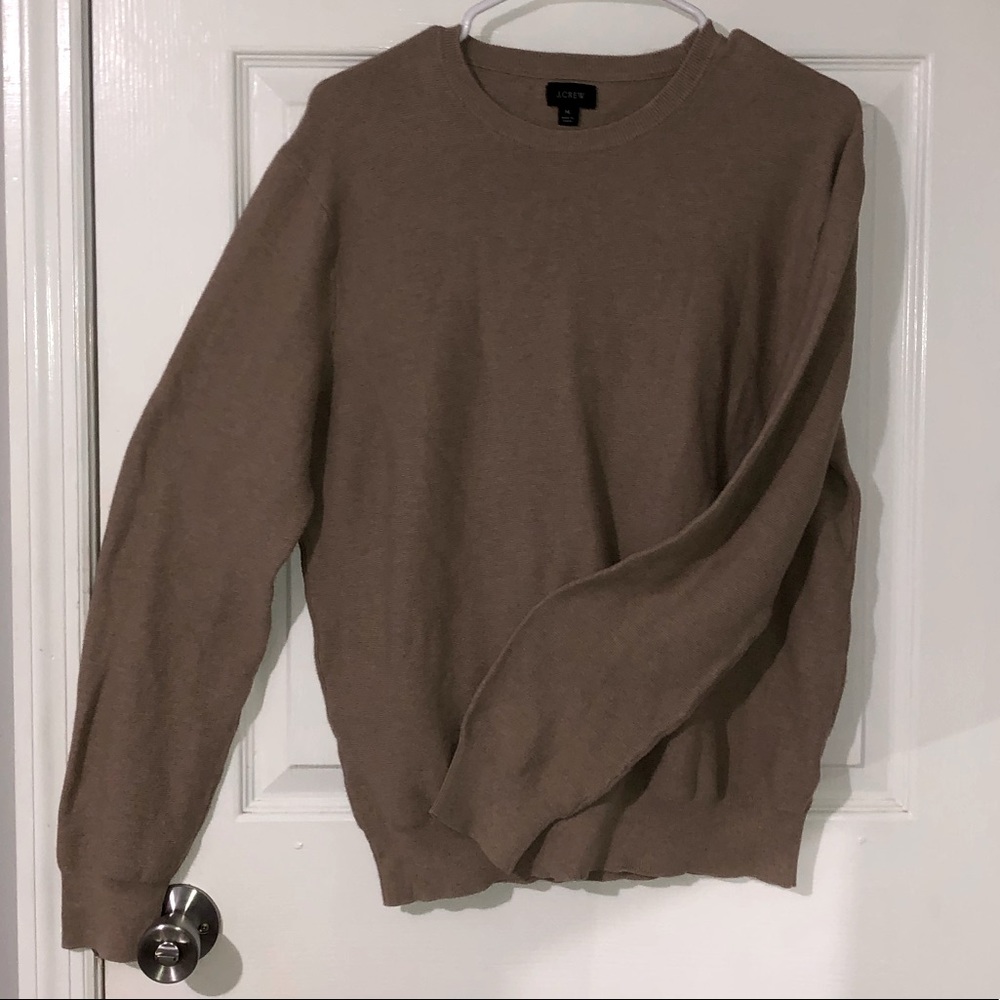 J. Crew tan cardigan, size Medium, very nice and elegant as well as comfy